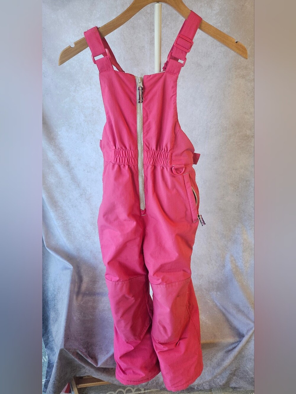 💖 SLOPE READY & BRIGHT PINK! GIRLS SIZE 6/7 SNOW BIBS
